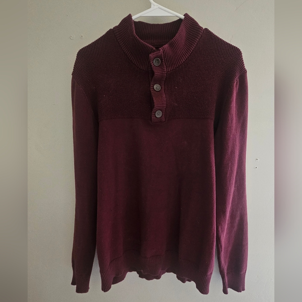 Club Room Women's Burgundy Sweater